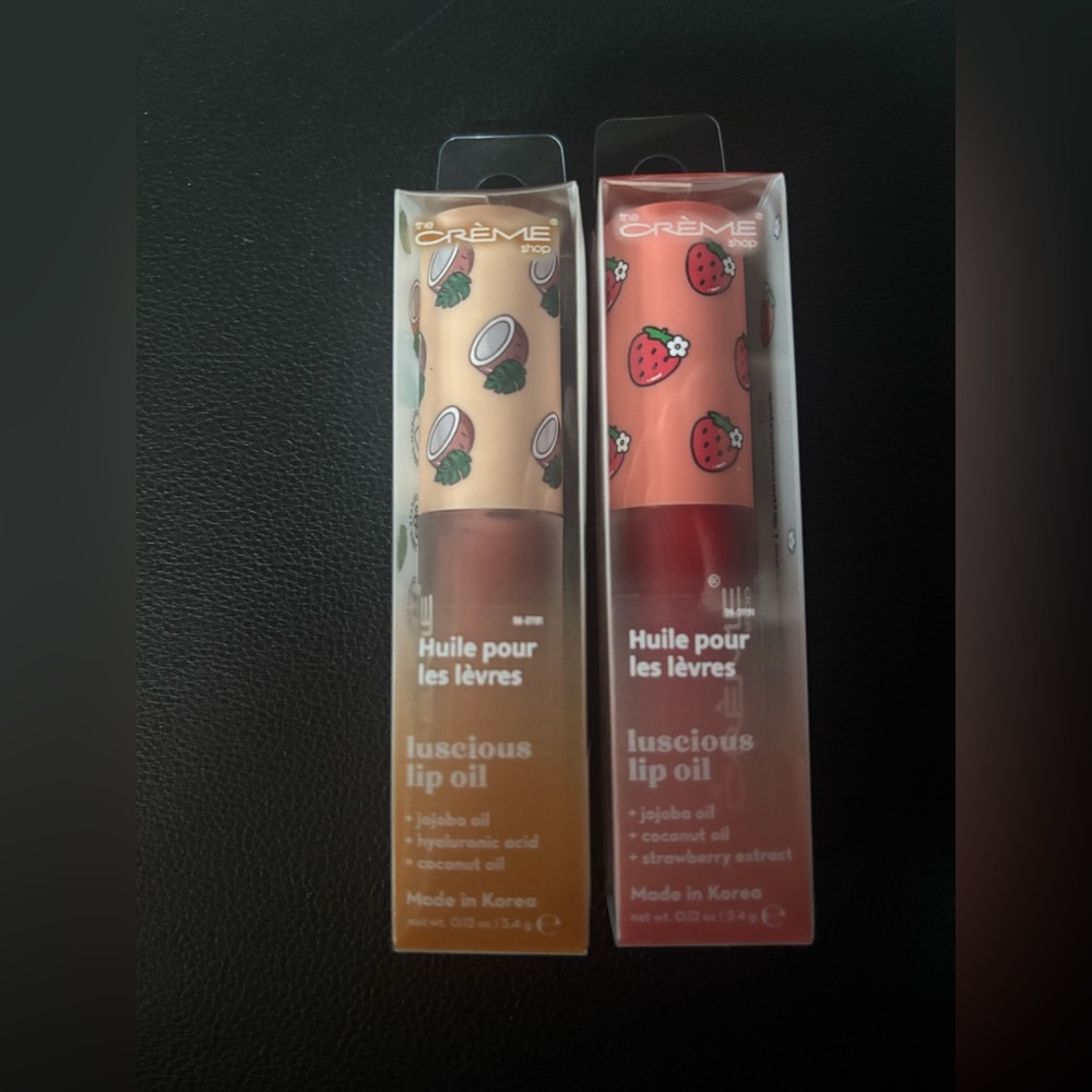 The Crème Shop Luscious Lip Oil-coconut or strawberry